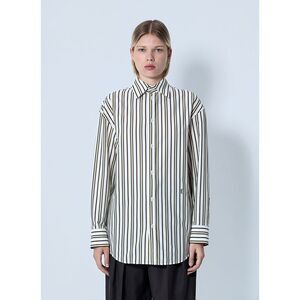 Saint Laurent Women Striped Button-Down Shirt